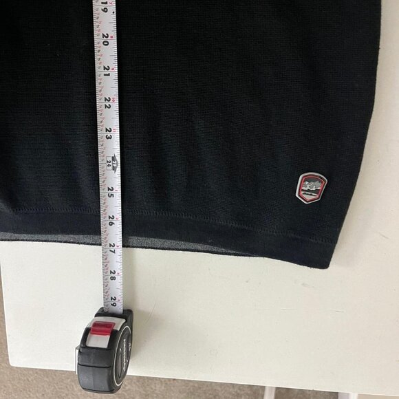 red gray and black striped y2k crewneck sweater - Picture 7 of 8